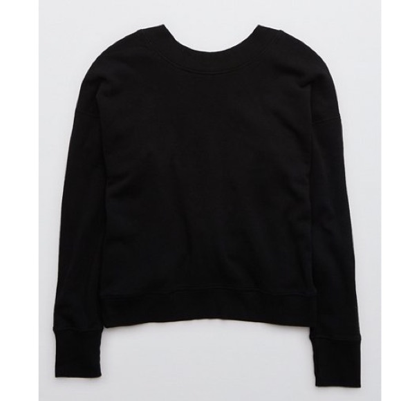 AERIE TWIST BACK SWEATSHIRT - Picture 4 of 4